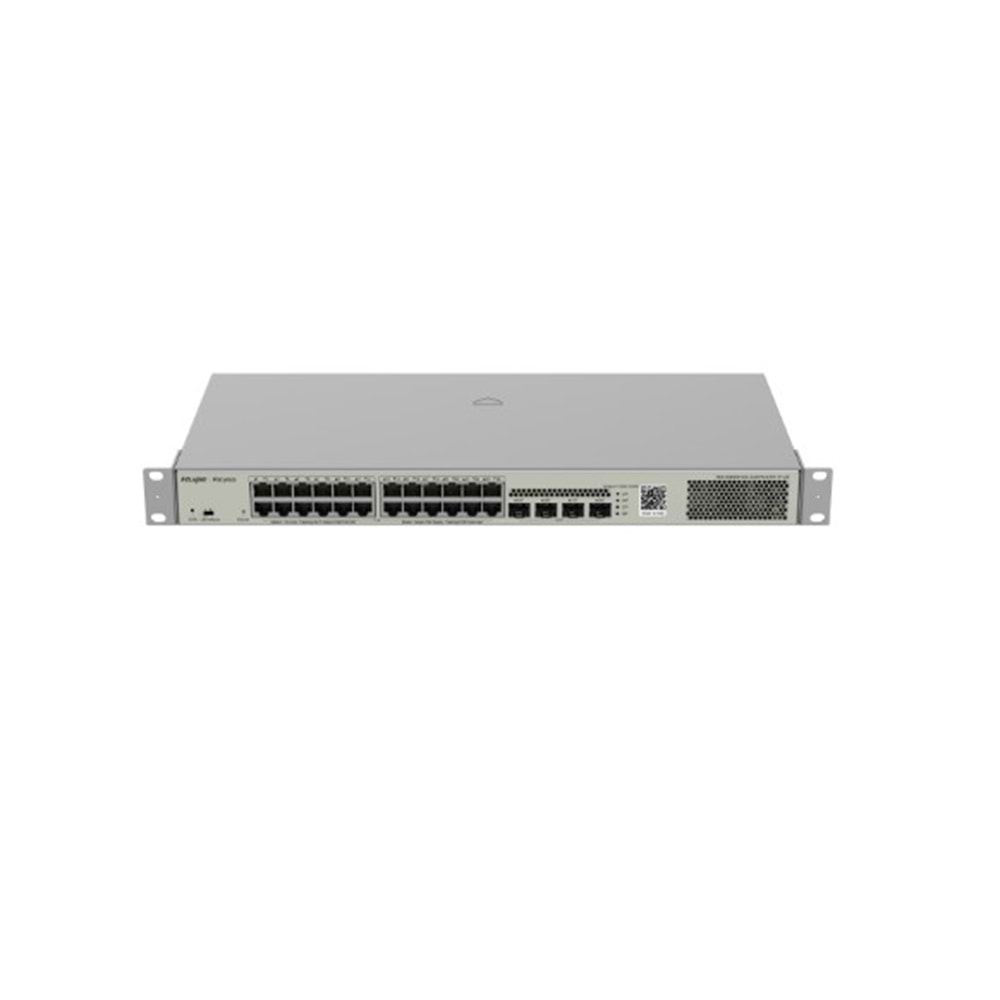 Ruijie Reyee RG-NBS3100-24GT4SFP-P 24 Port Gigabit PoE / 4 SFP Uplink 370W Layer 2 Yönetilebilir Switch