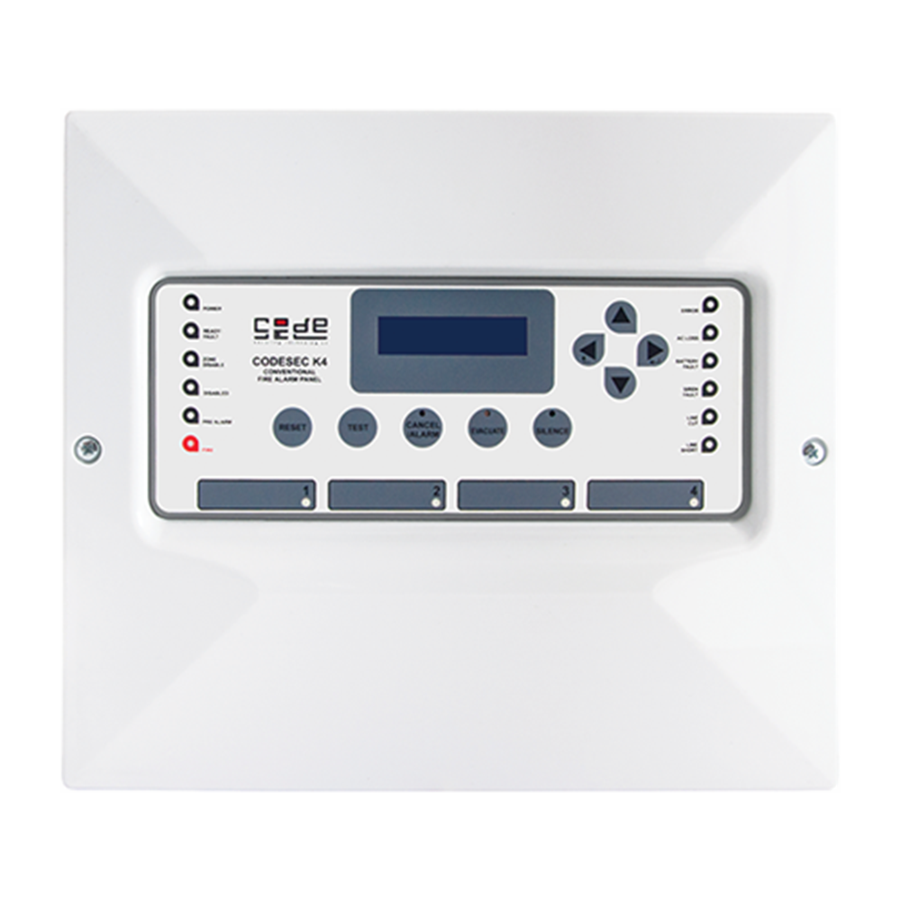 CodeSec K4 Konvansiyonel Yangın İhbar Paneli