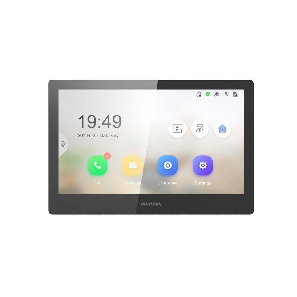 Hikvision DS-KH8520-WTE1 10' IP İnterkom İç Ünite (Wi-Fi)