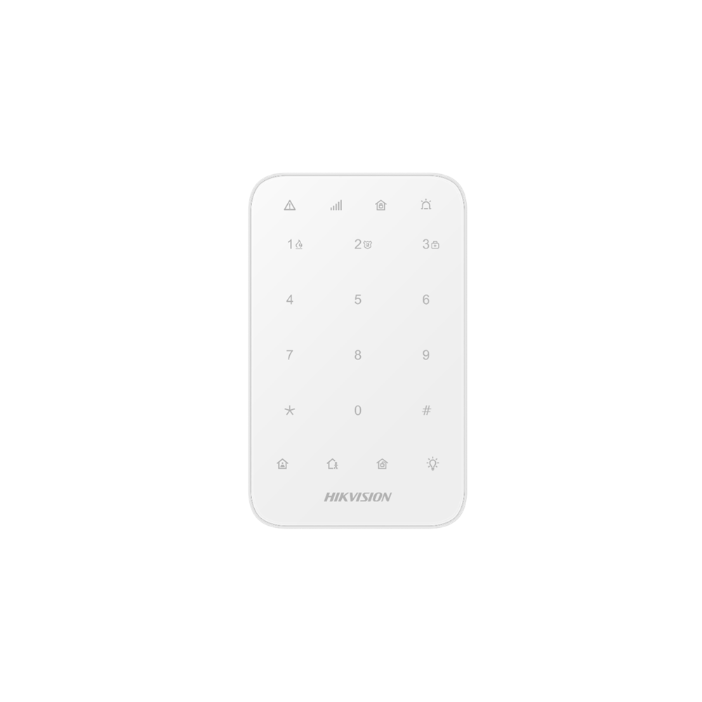 Hikvision DS-PK1-E-WE Kablosuz LED Dokunmatik Tuş Takımı Keypad