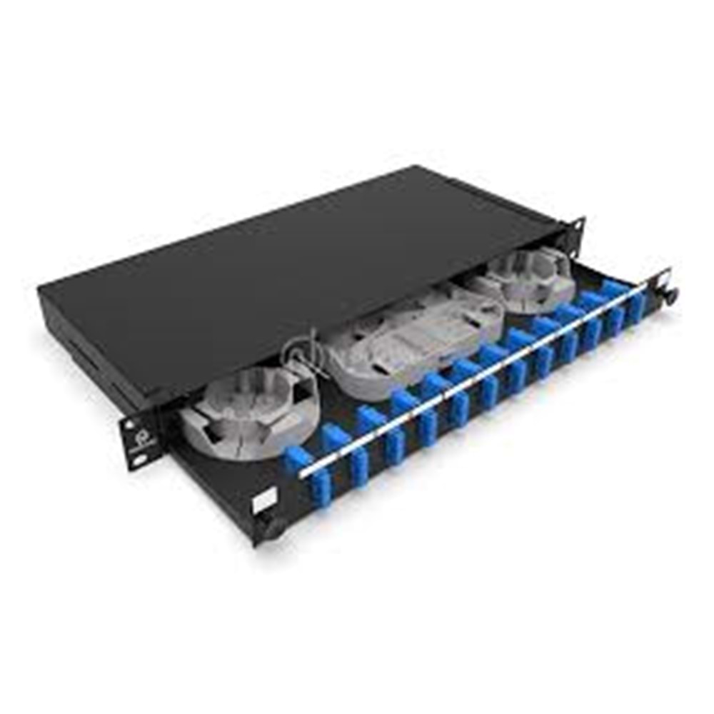 12 Port Fiber Patch Panel SC Racmount