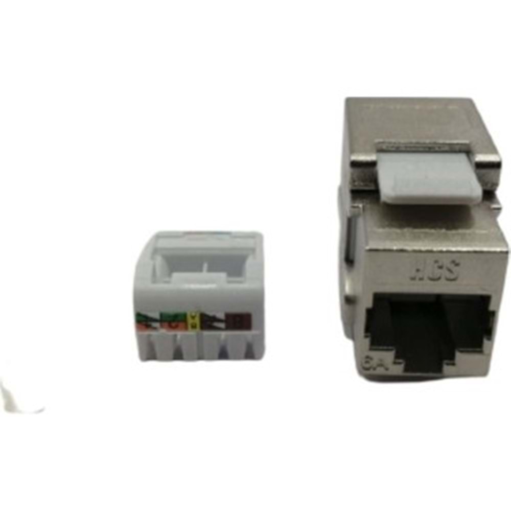 HCS J6A-00826 8P8C RJ-45 CAt6A FTP Toolless Keystone Jack