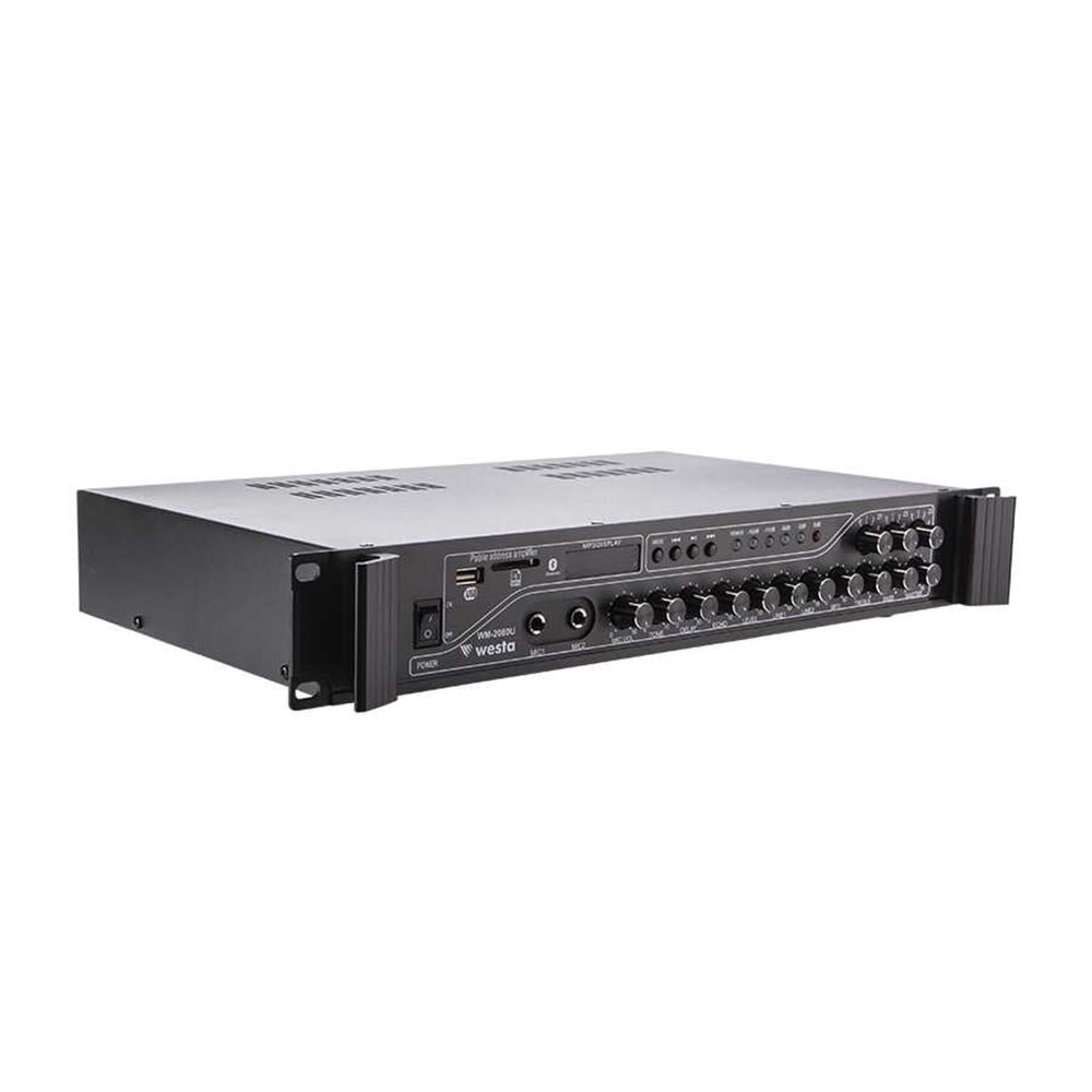 Westa WM-2080U 3 Bölgeli Mikser Amplifer 200W