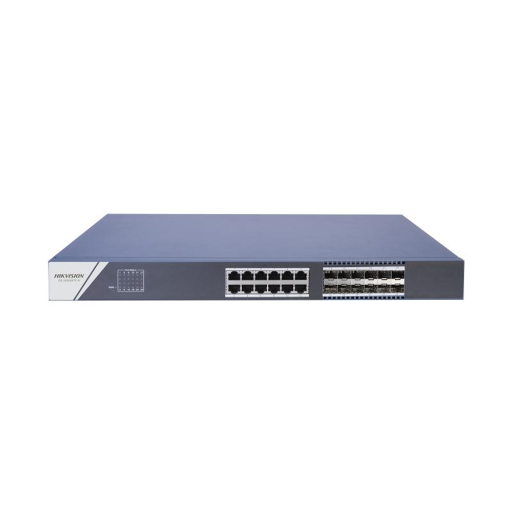 Hikvision DS-3E0524TF 12 Port SFP / 12 Port Gigabit RJ45 Yönetilemez Omurga Switch