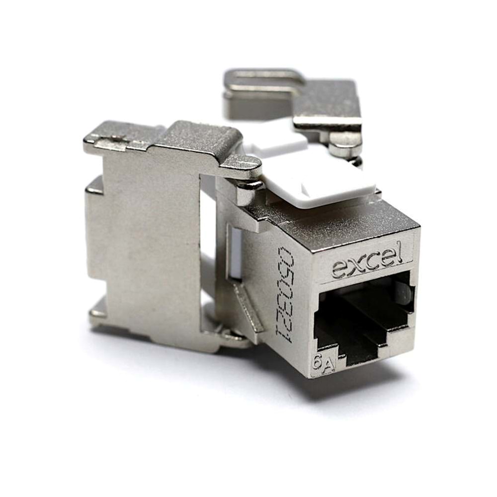 Excel 100-183 CAT 6A FTP Low Profile Keystone Jack Toolless