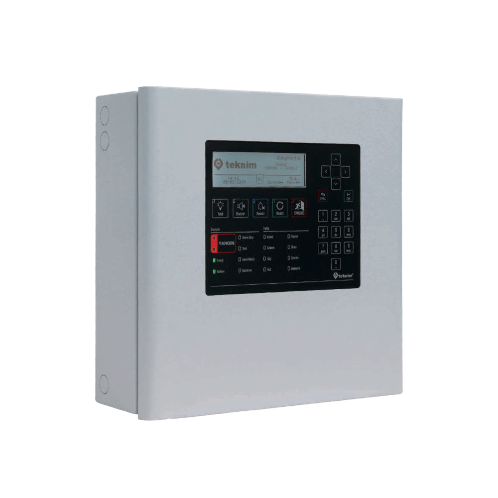 Teknim TFP-1211 1 Loop Akıllı Adresi Yangın Alarm Paneli Network Edilebilir