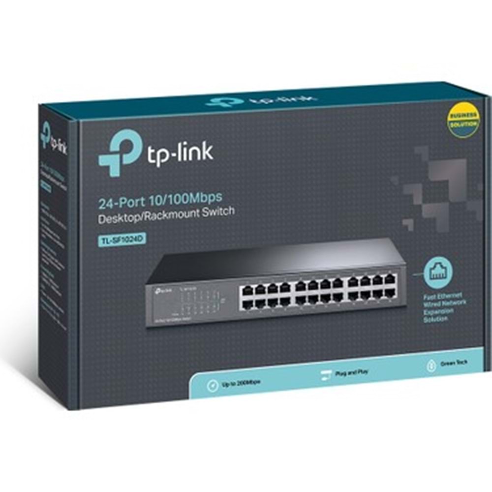 TP-Link TL-SF1024D 24 Port 100 Mbps Yönetilemez Switch