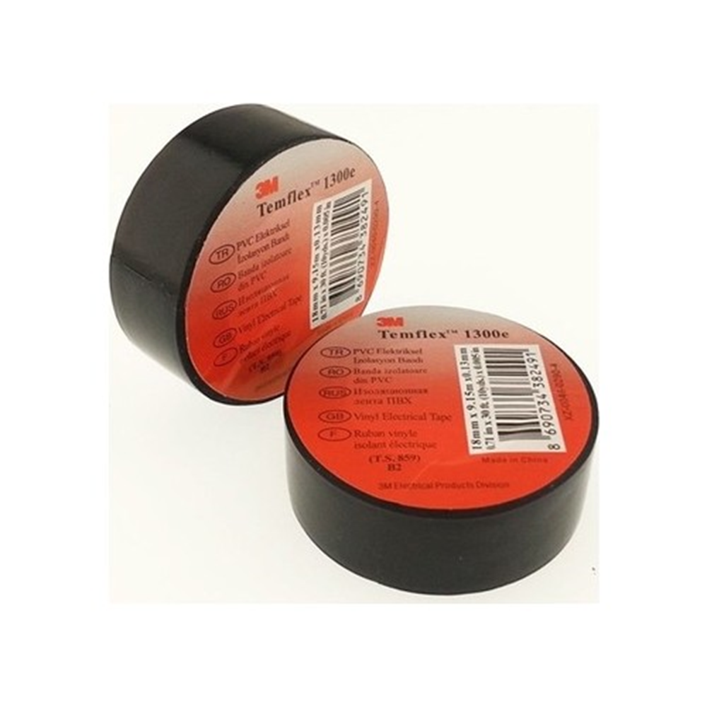 Siyah İzolebant Temflexİ Siyah (18MMX9,15MTX0,13MM)