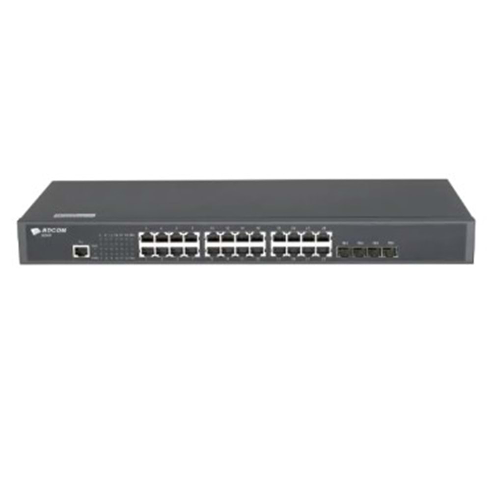 BDCOM S2900-24T4X 24 PORT Gigabit 4XSFP+ 10G Yönetilebilir Switch