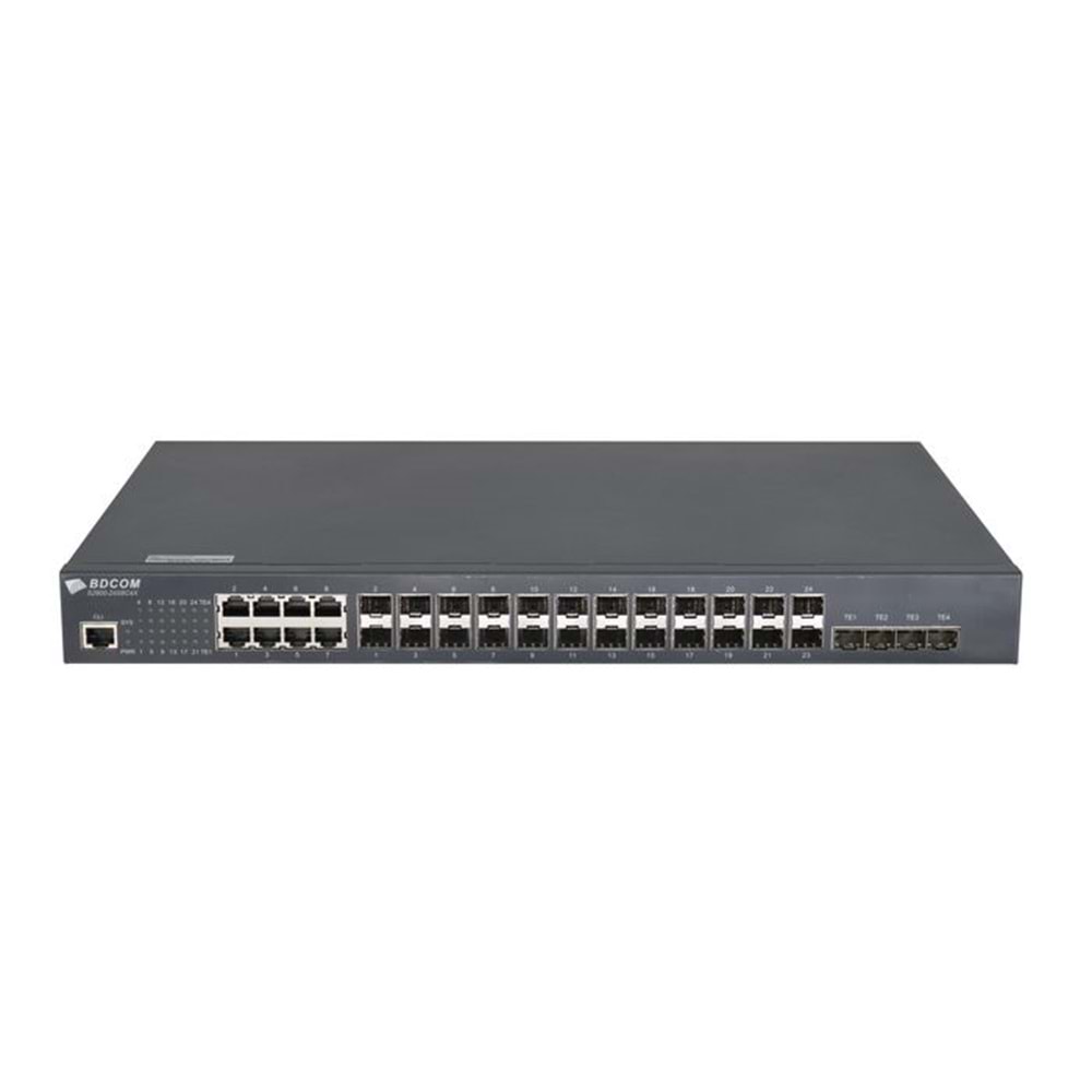 BDCOM S2900-24S8C4X- 2AC 16 SFP Gigabit 4 Port 10G SFP Uplink Yönetilebilir Omurga Switch