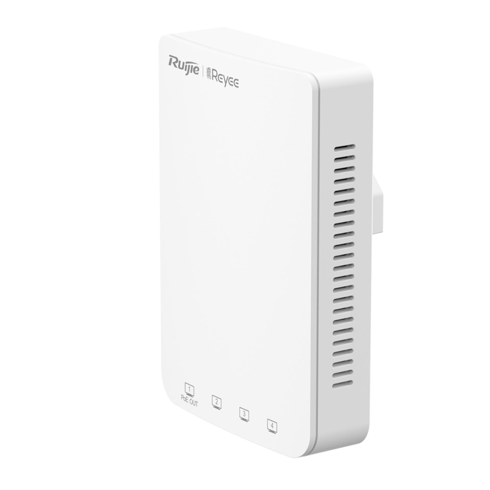 Ruijie Reyee RG-RAP1200(P) Wi-Fi 5 1267 Mbps 4 Portlu Priz Tip PoE Switch