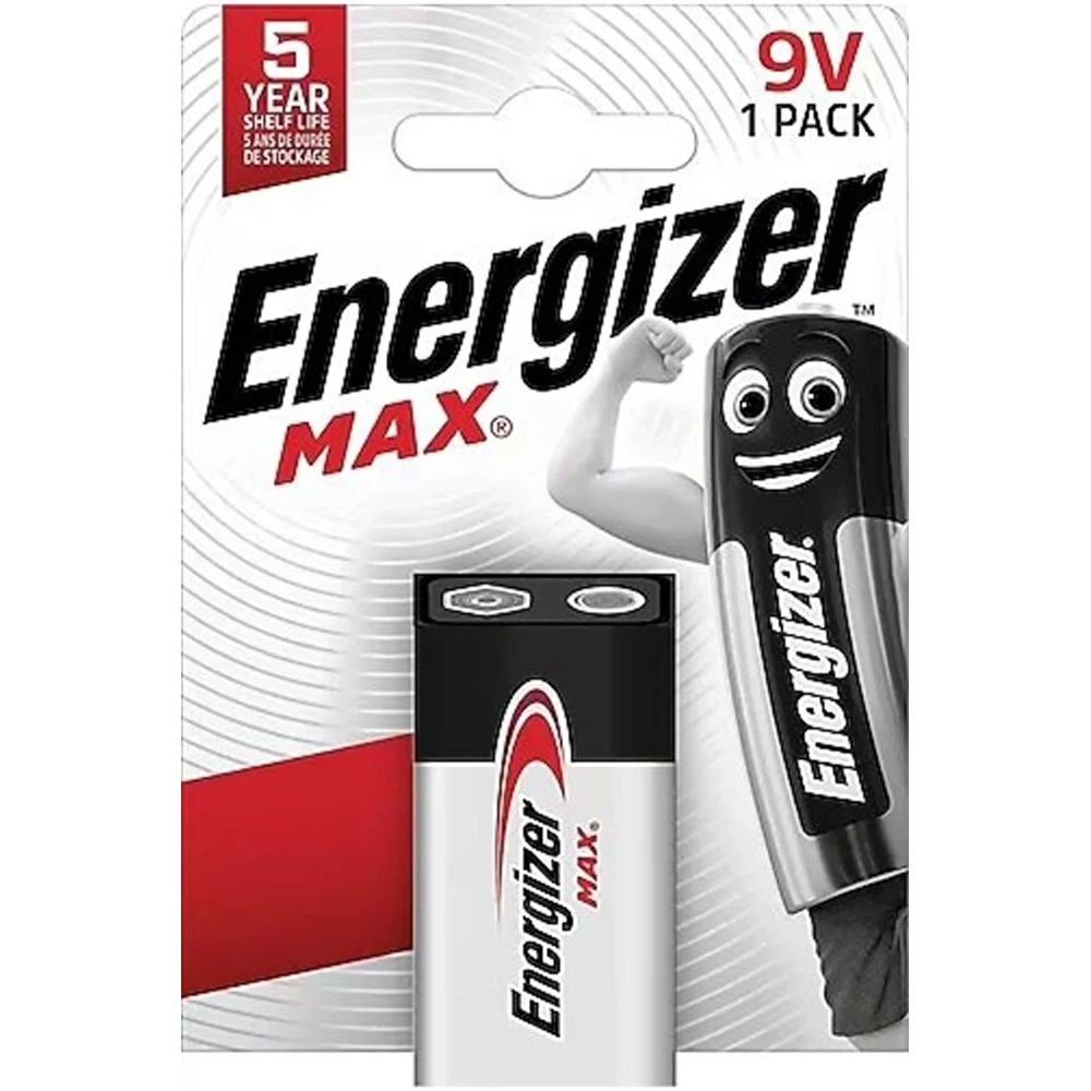 Energizer MAX ALK. 9V Pil