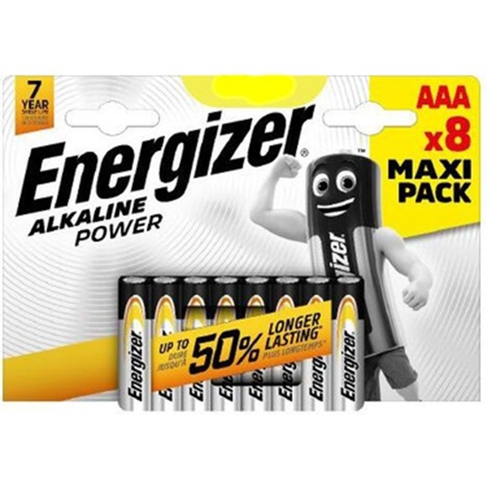Energizer-MAX ALK. 1.5V AA 8'li Pil