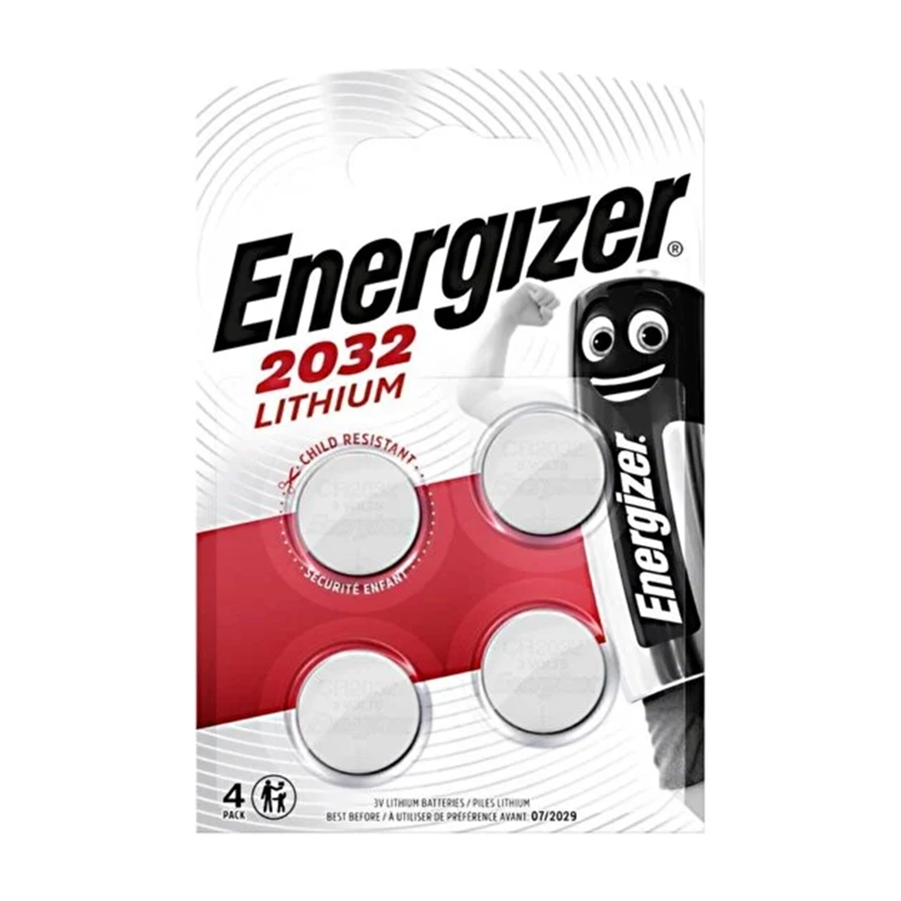 Energizer CR2032 3V BİOS 4'lü Pil