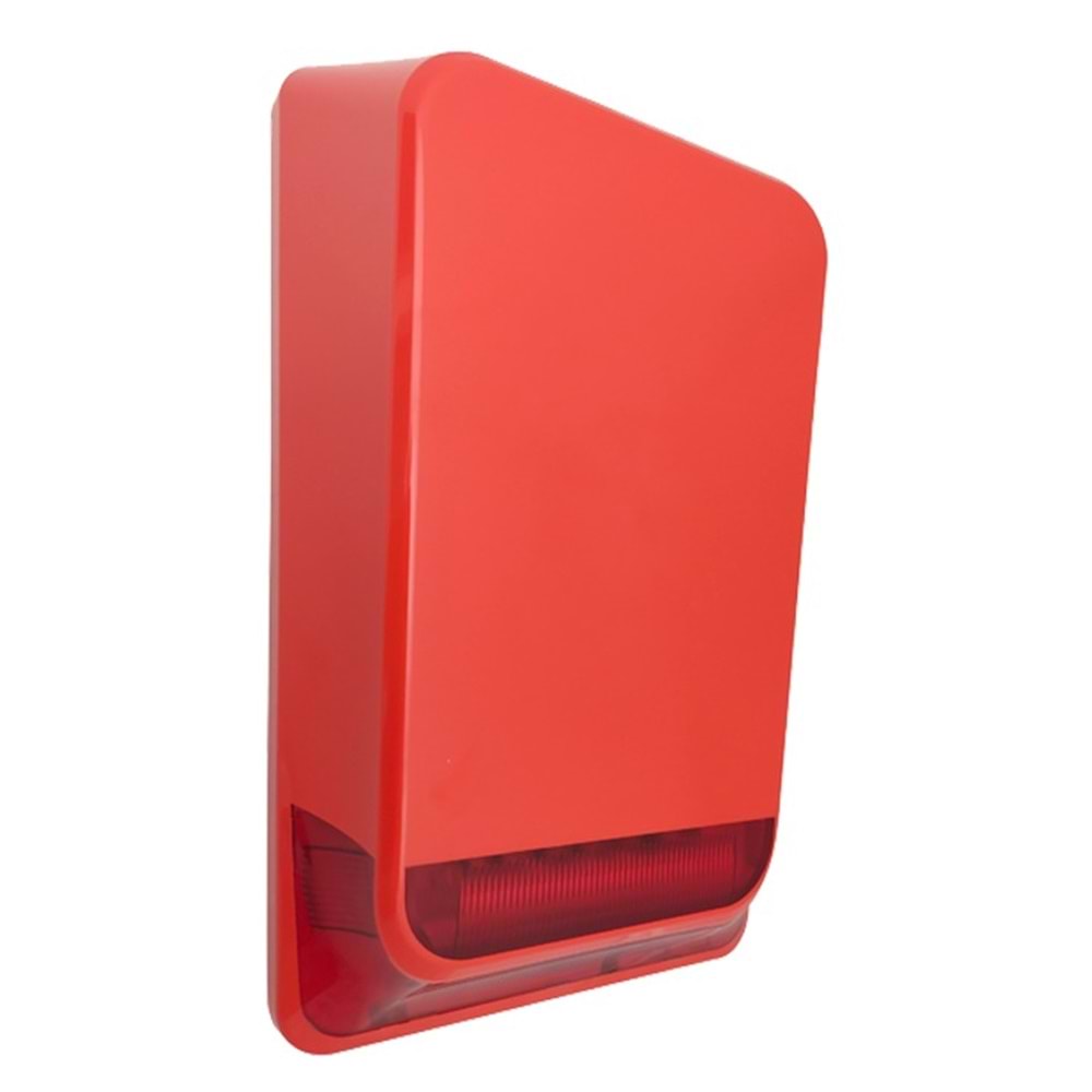 Teknim TFS-5792 24V Harici Flaşörlü Yangın Alarm Sireni