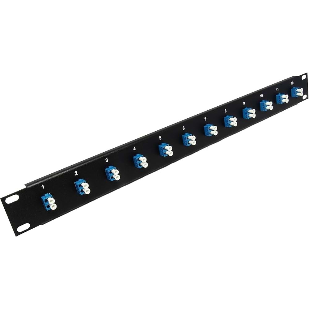 12 Port Fiber Patch Panel LC Rackount
