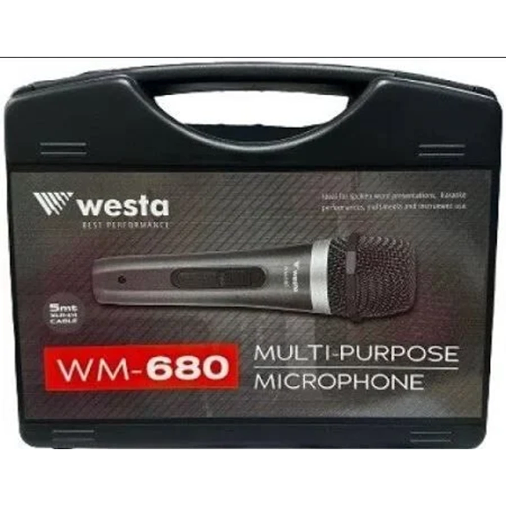 Westa WM-680 Kablolu El Mikrofonu