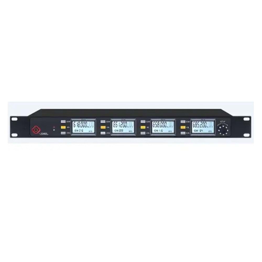 Starboard BF-4000 UHF 4 Kanal Kablosuz Mikrofon Alıcı