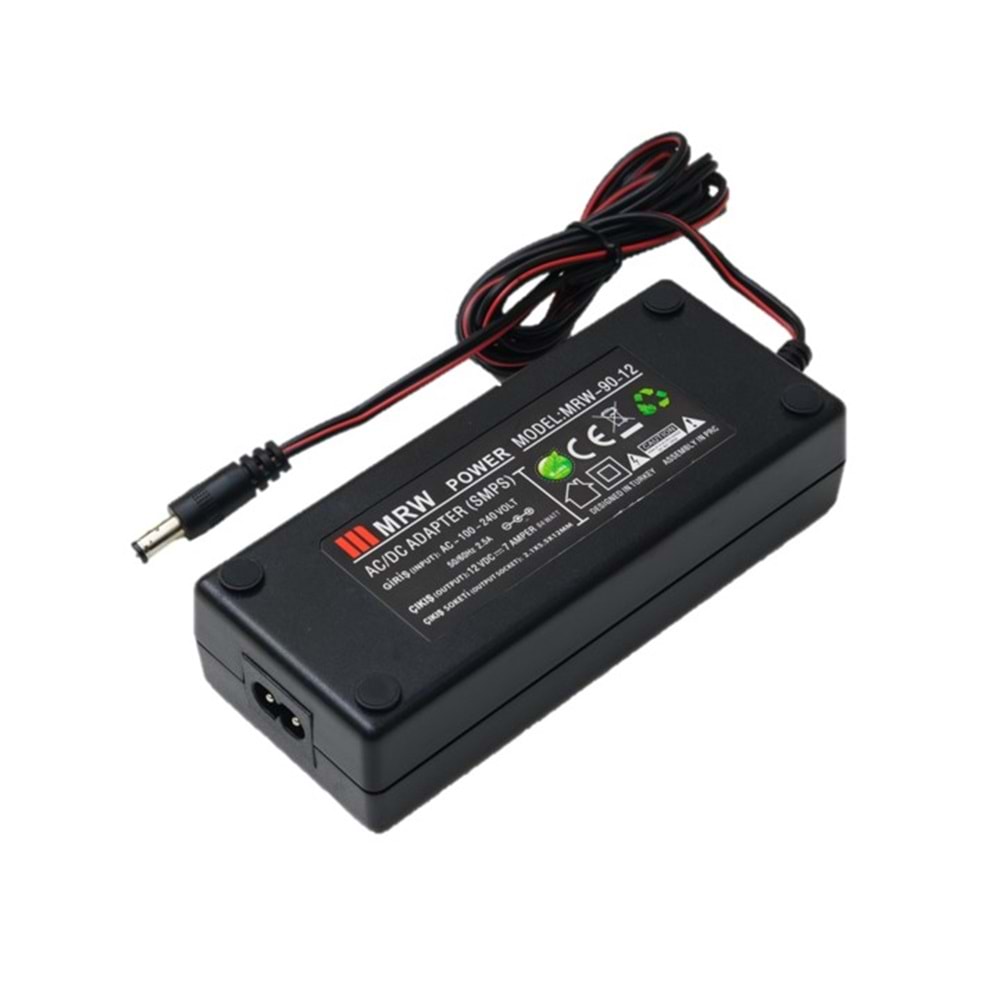 Mervesan MRW-9012 12V 7A 84W Masa Tipi Adaptör
