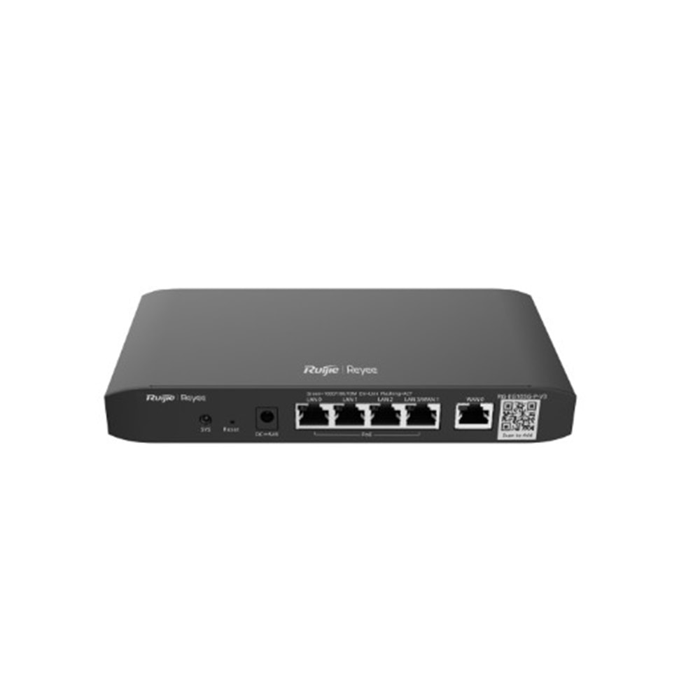 Ruijie Reyee RG-EG105G-P-V3 4 Port PoE+ 100 Kullanıcılı 600 Mbps Router