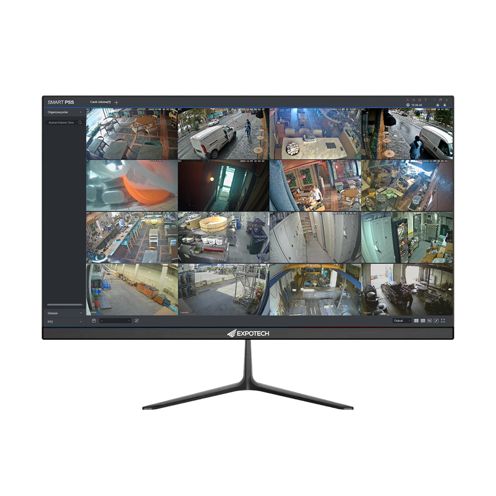 Expotech EX-M220HVS 22 inç Full Hd 1080P Multimedya Destekli Monitör