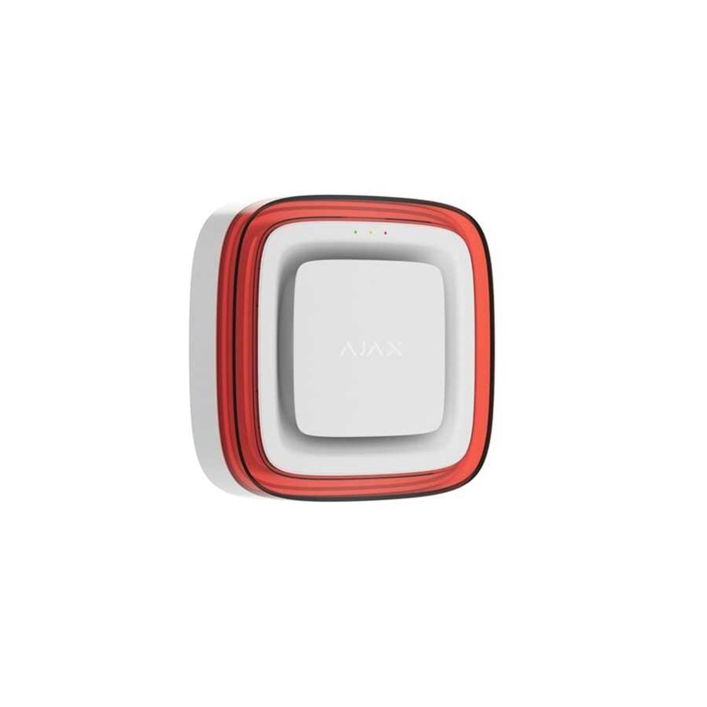 Ajax EN54 FireProtect Kablosuz Flaşörlü Yangın Sireni - BEYAZ