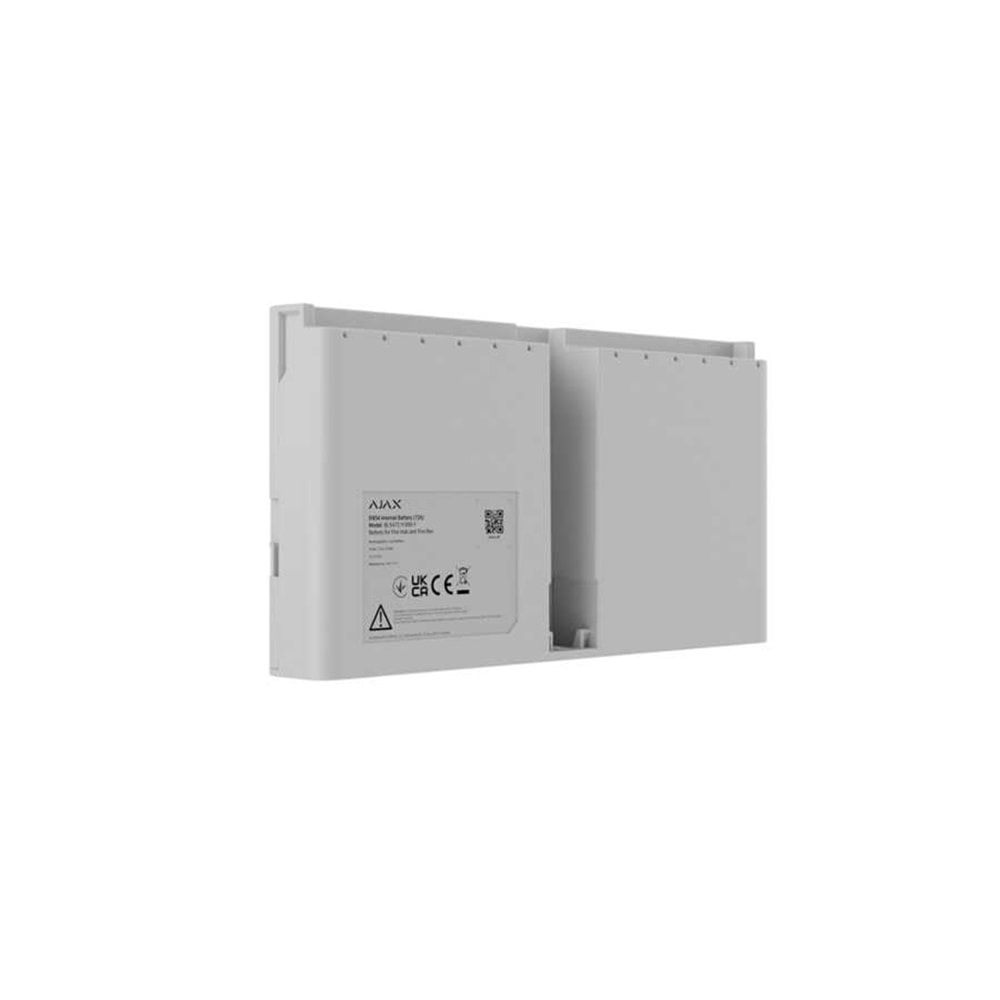 Ajax EN54 Fire Rex İçin Dahili Pil (24 Saat) - BEYAZ
