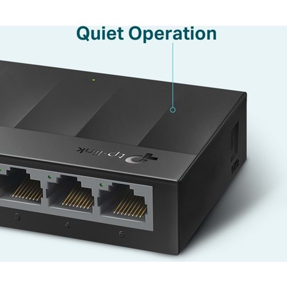TP-Lınk LS1005G 5 Port 10/100/1000 Yonetılemez Desktop Swıtch Plastik Kasa
