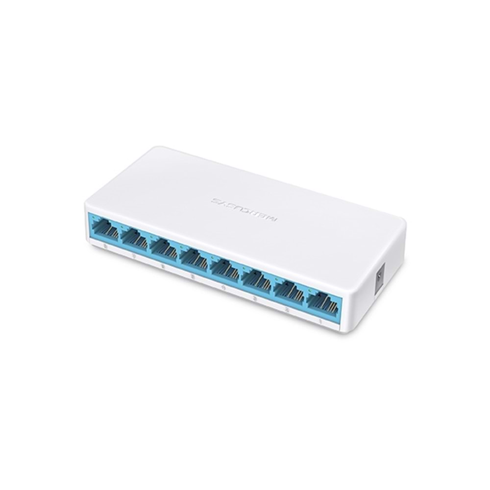 TP-Lınk Mercusys MS108 8 Port 10/100 Yonetılemez Desktop Swıtch Plastik Kasa