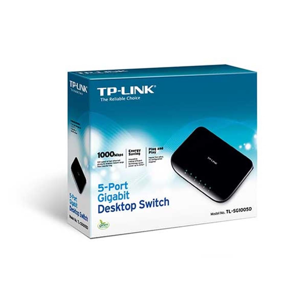 TP-Lınk TL-SG1005D 5 Port 10/100/1000 Yonetılemez Desktop Swıtch