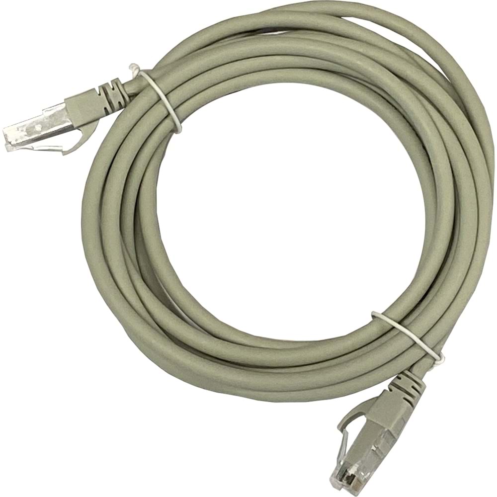 Ager AC-602-030 3 MT UTP CAT6 Patch Kablo Grı Cu, Lszh Awg 26/7