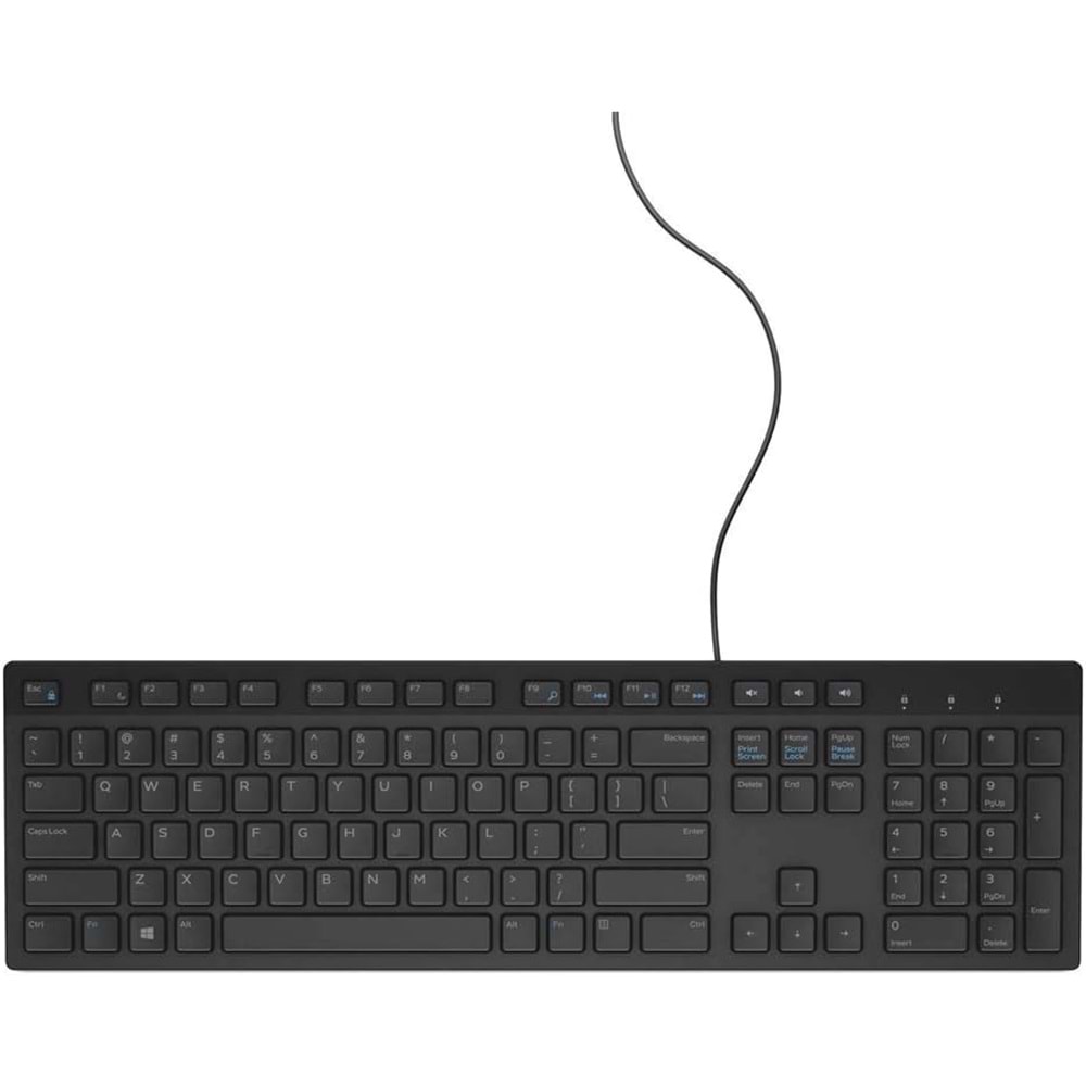 Dell KB216 (580-ADHQ) Kablolu Siyah Q-TR Klavye