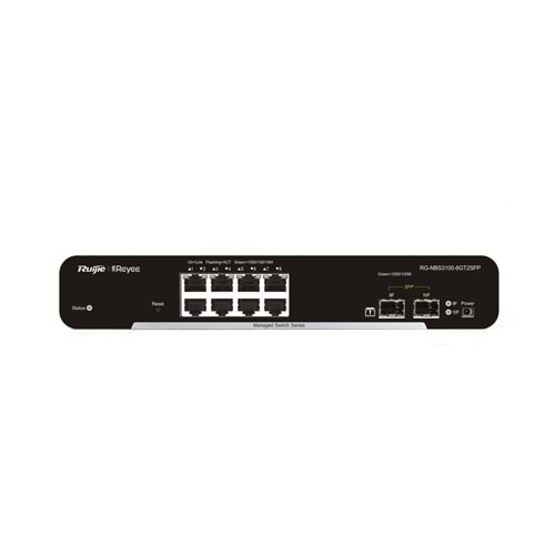 Ruijie Reyee RG-NBS3100-8GT2SFP-P 8 Port PoE+ / 2 Port SFP Uplink 125W Yönetilebilir Switch