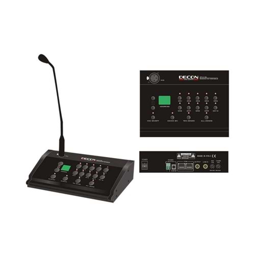 Decon DP-218A 10 Bölgeli Anons Konsolu