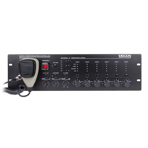 Decon DP-EVAC1000 6 Zone EVAC Kontrol Ünitesi