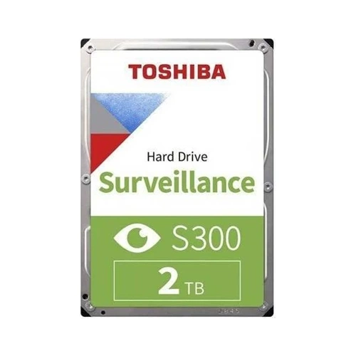 Toshiba Surveillance HDD 2 TB S300 64MB 7/24 Güvenlik Diski
