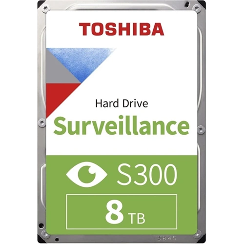 Toshiba Surveillance HDD 8 TB S300 256MB 7/24 Güvenlik Diski