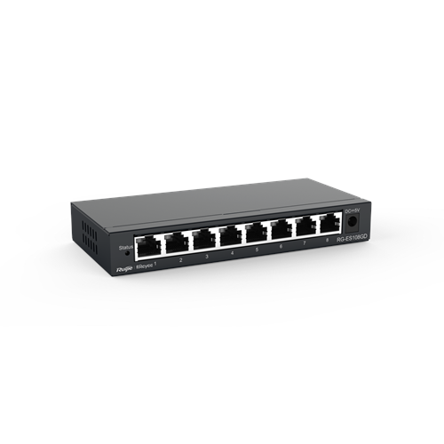 Ruijie Reyee RG-ES108GD 5 Port Gigabit Tak Çalıştır Yönetilemez Switch