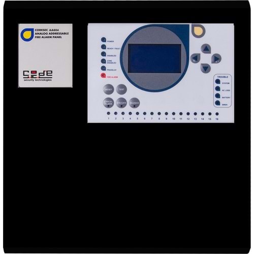 Codesec AA604 Akıllı Adresli Yangın Algılama ve Kontrol Paneli