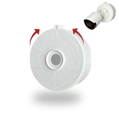 Altebox-CLİCK AB-7006B Kamera Buatı (Klik sesli, döner kapaklı)
