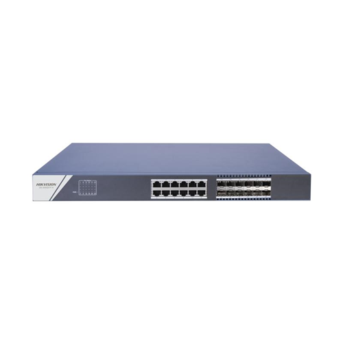 Hikvision DS-3E0524TF 12 Port SFP / 12 Port Gigabit RJ45 Yönetilemez Omurga Switch