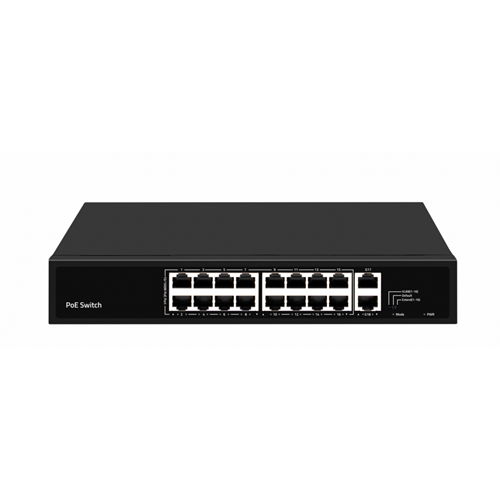 Starboard SB-3E0118P2G-E/NA 16 Port 100 Mbps / 2 Port Gigabit RJ45 Uplink 200W Yönetilemez Switch