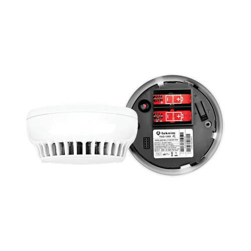 Teknim TWD-1850 Kablosuz Optik Combine Dedektör (Multisensor) Taban Dahil (Pil Hariç)