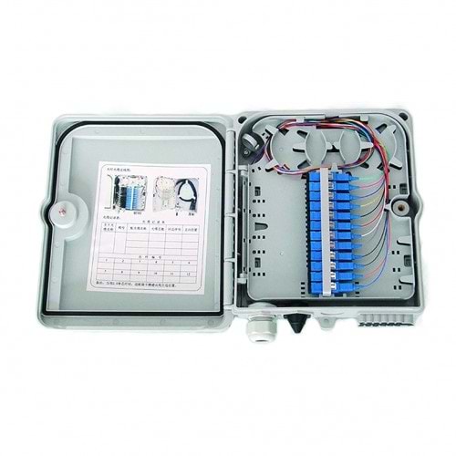 Fiber Optik Sonlandırma Kutusu 12 Port Dış Ortam