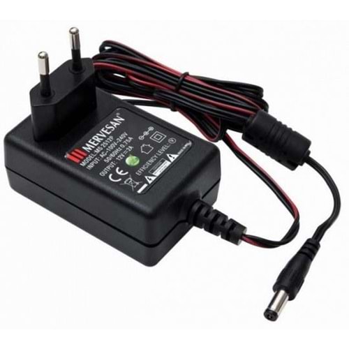 Mervesan MRW-2512P 12V 2A Priz Tipi Adaptör