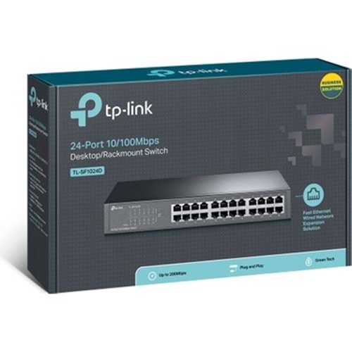TP-Link TL-SF1024D 24 Port 100 Mbps Yönetilemez Switch