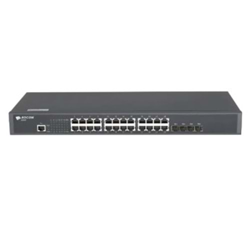 BDCOM S2900-24T4X 24 PORT Gigabit 4XSFP+ 10G Yönetilebilir Switch