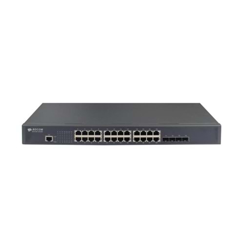 BDCOM S2900-24T4X-2AC 24 PORT Gigabait 4SFP 10G Yönetilebilir Switch