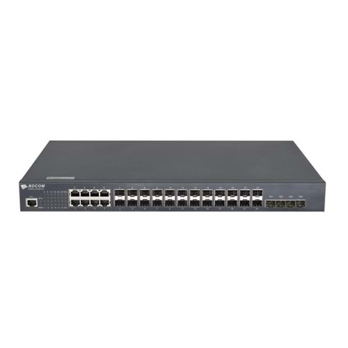 BDCOM S2900-24S8C4X- 2AC 16 SFP Gigabit 4 Port 10G SFP Uplink Yönetilebilir Omurga Switch