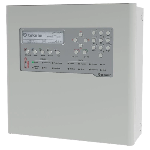 Teknim TFP-2212 Akıllı Adresli Yangın Alarm Paneli 2 Loop Network Edilebilir